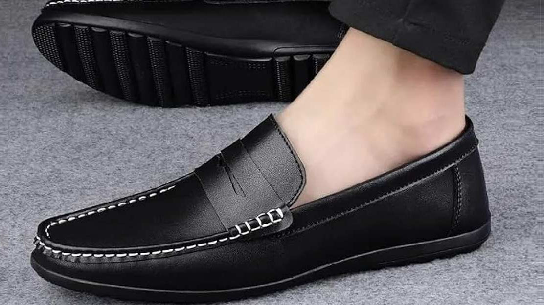 leather slip on shoes