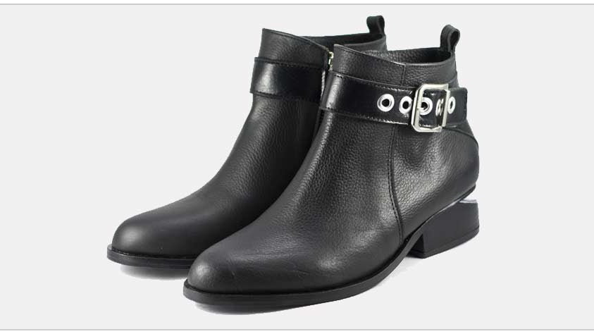 black leather chelsea boots