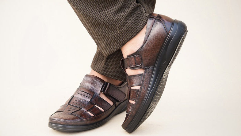 Genuine Leather sandals for men