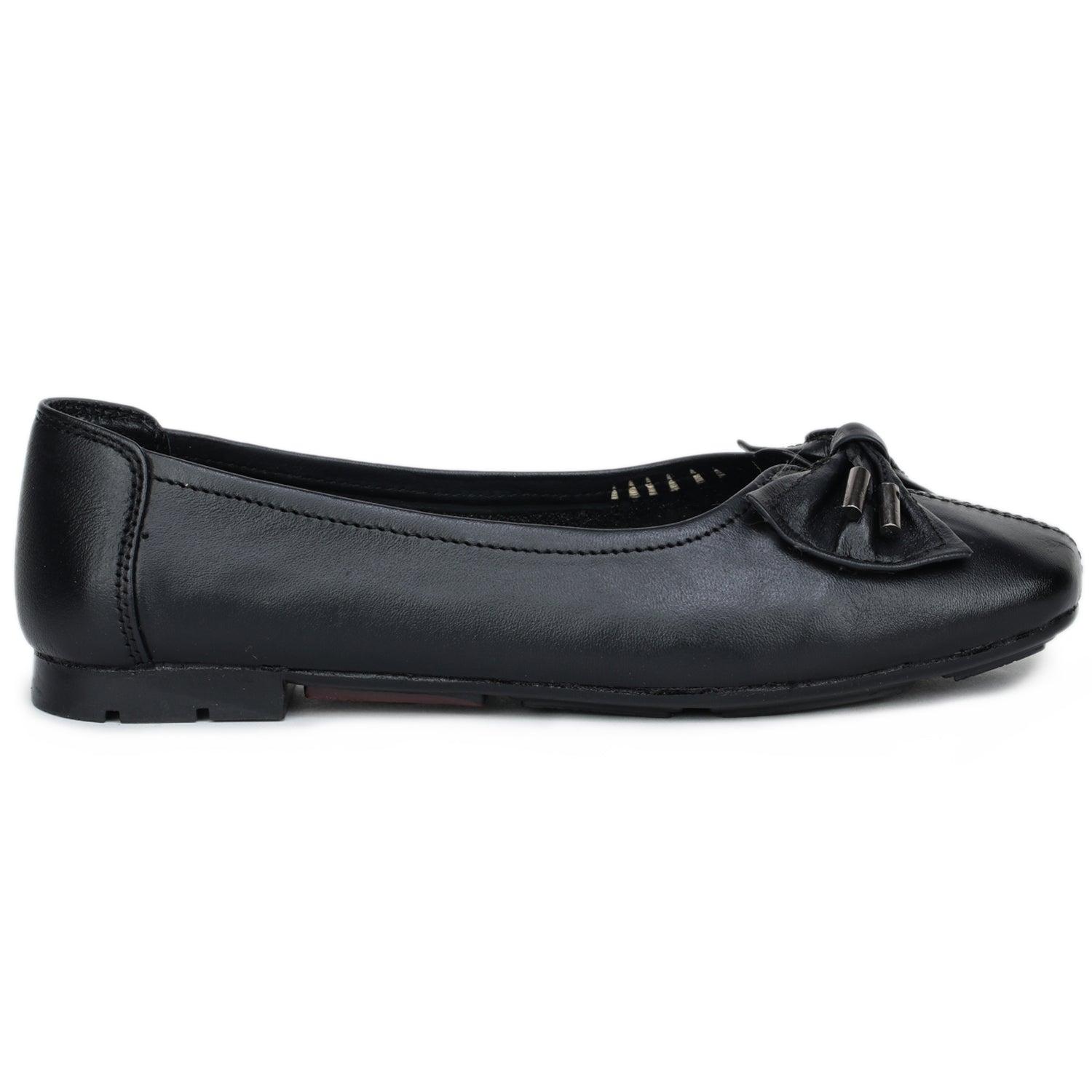 Women’s Genuine Leather Bow Bellies - 1542