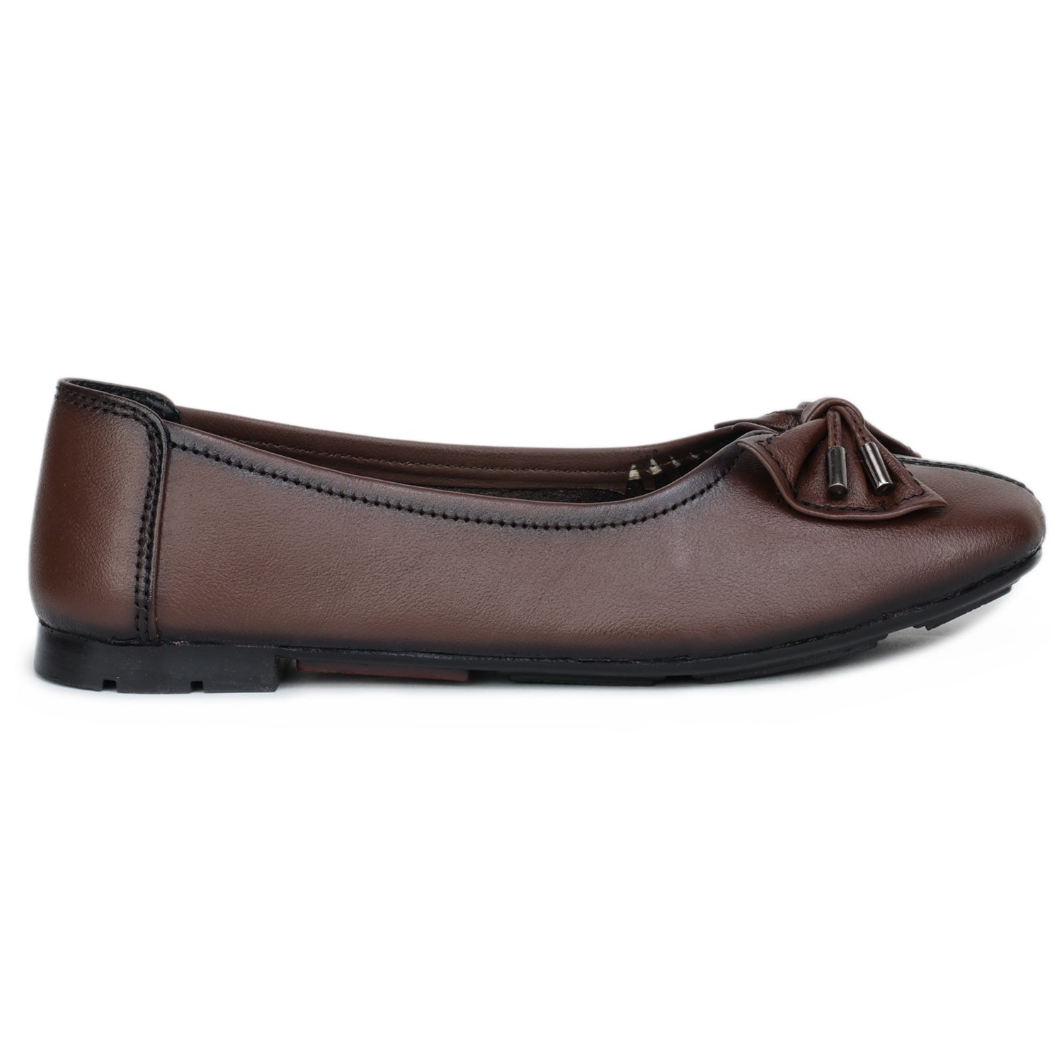 Women’s Genuine Leather Bow Bellies - 1542