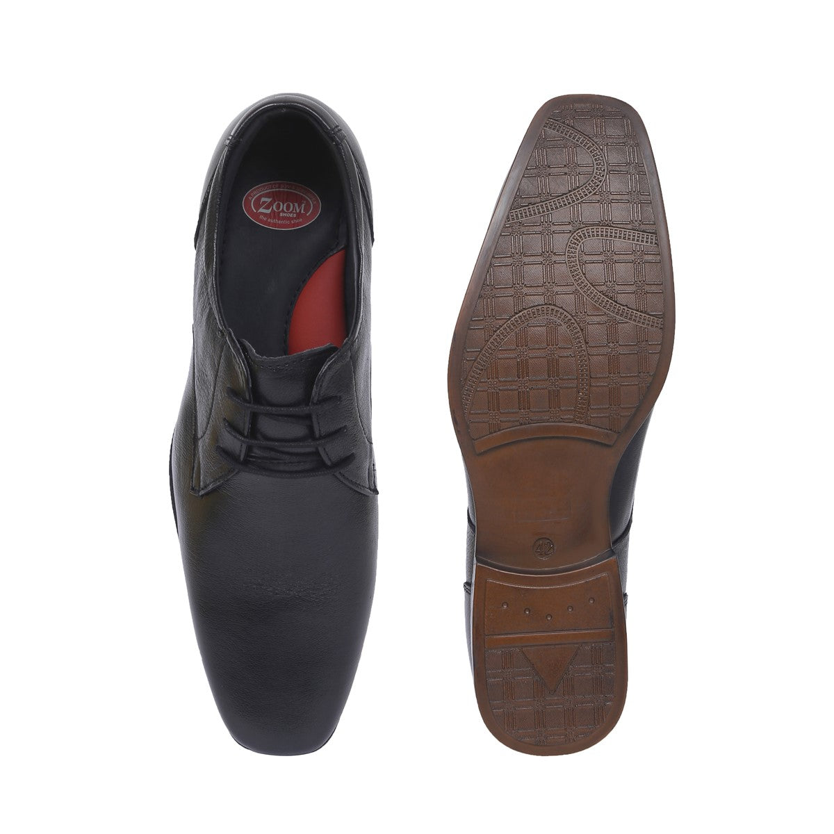 black leather shoes mens G-871_4