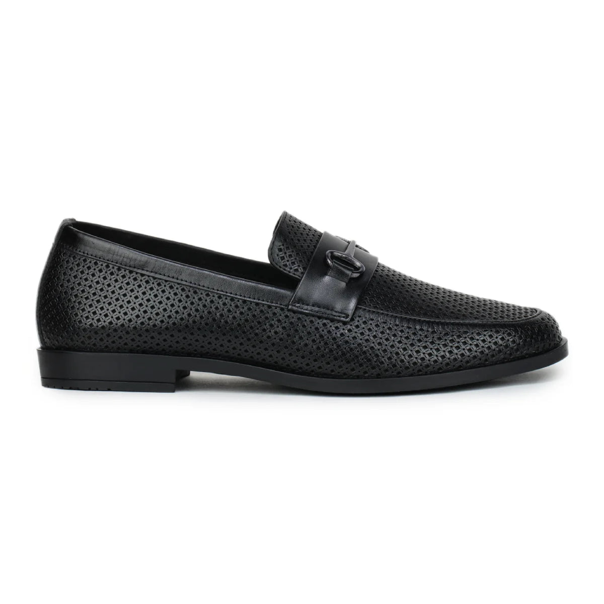 Original Leather Loafers 9981 – Pointed Toe with Mesh Texture Slip-on Shoes - Zoom Shoes India