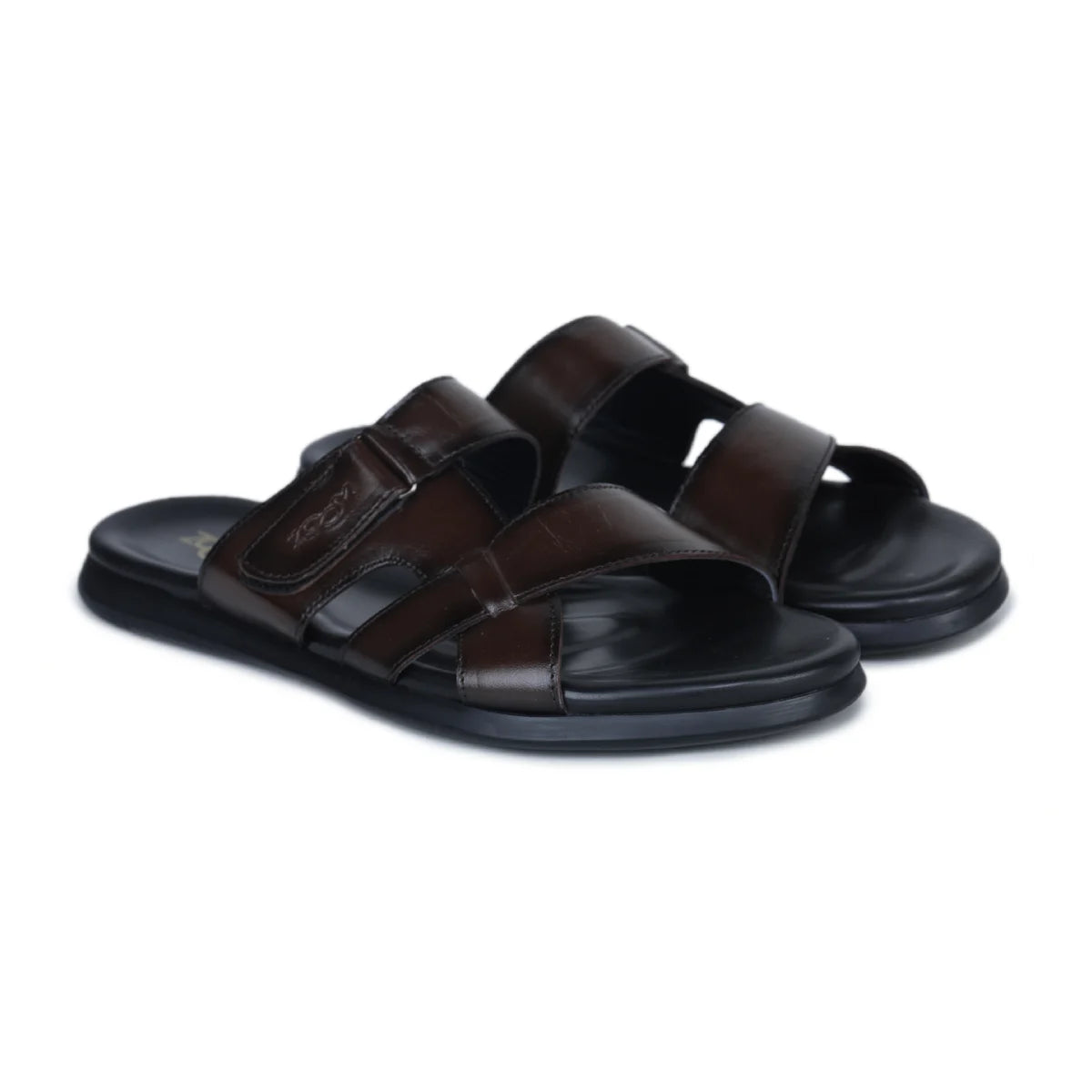 Genuine Leather Slide Slippers for Men – CN 36 with Cushioned Insole & Anti-Slip Sole - Zoom Shoes India