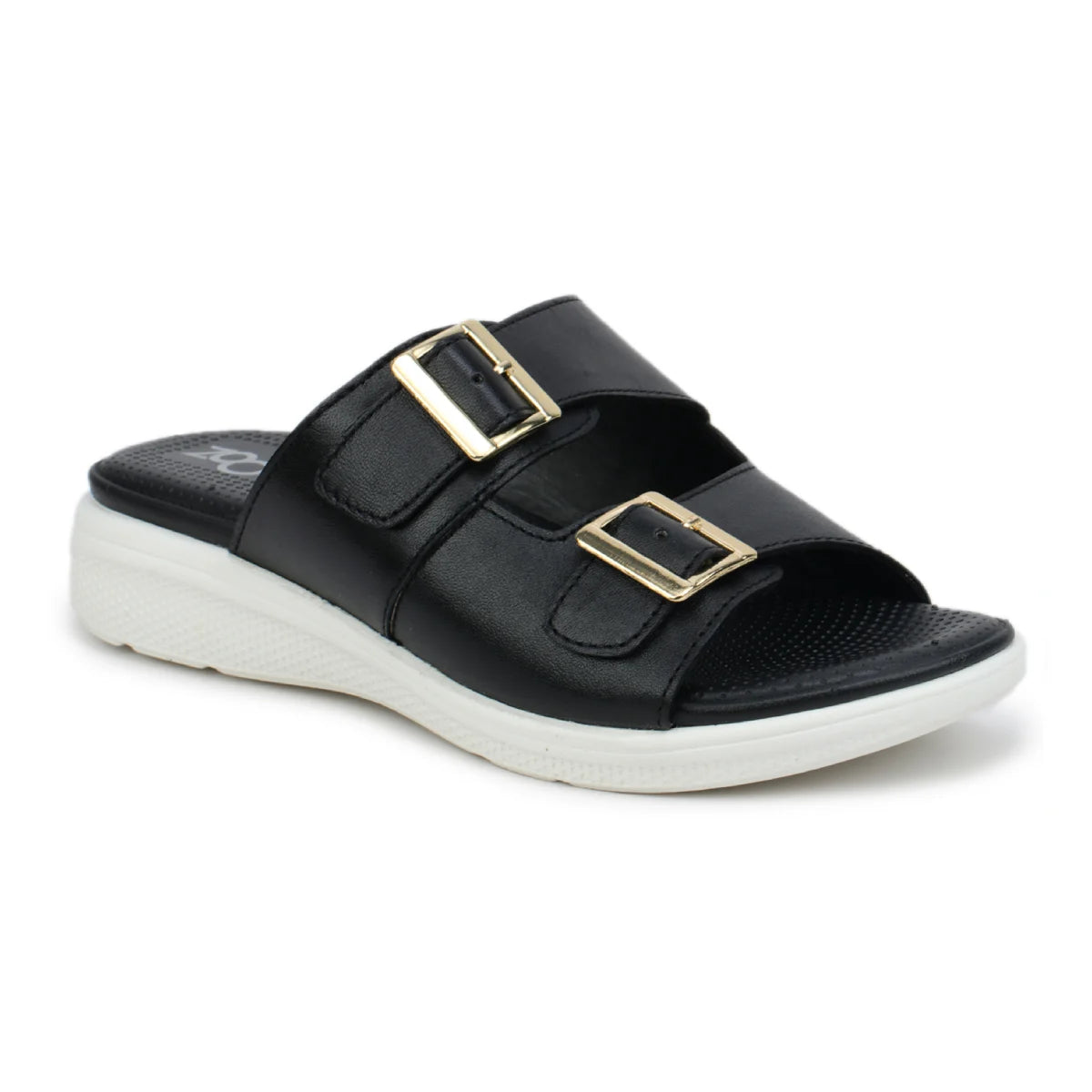 Women’s Leather Slippers 7512 – Monk Strap Design in Flats - Zoom Shoes India