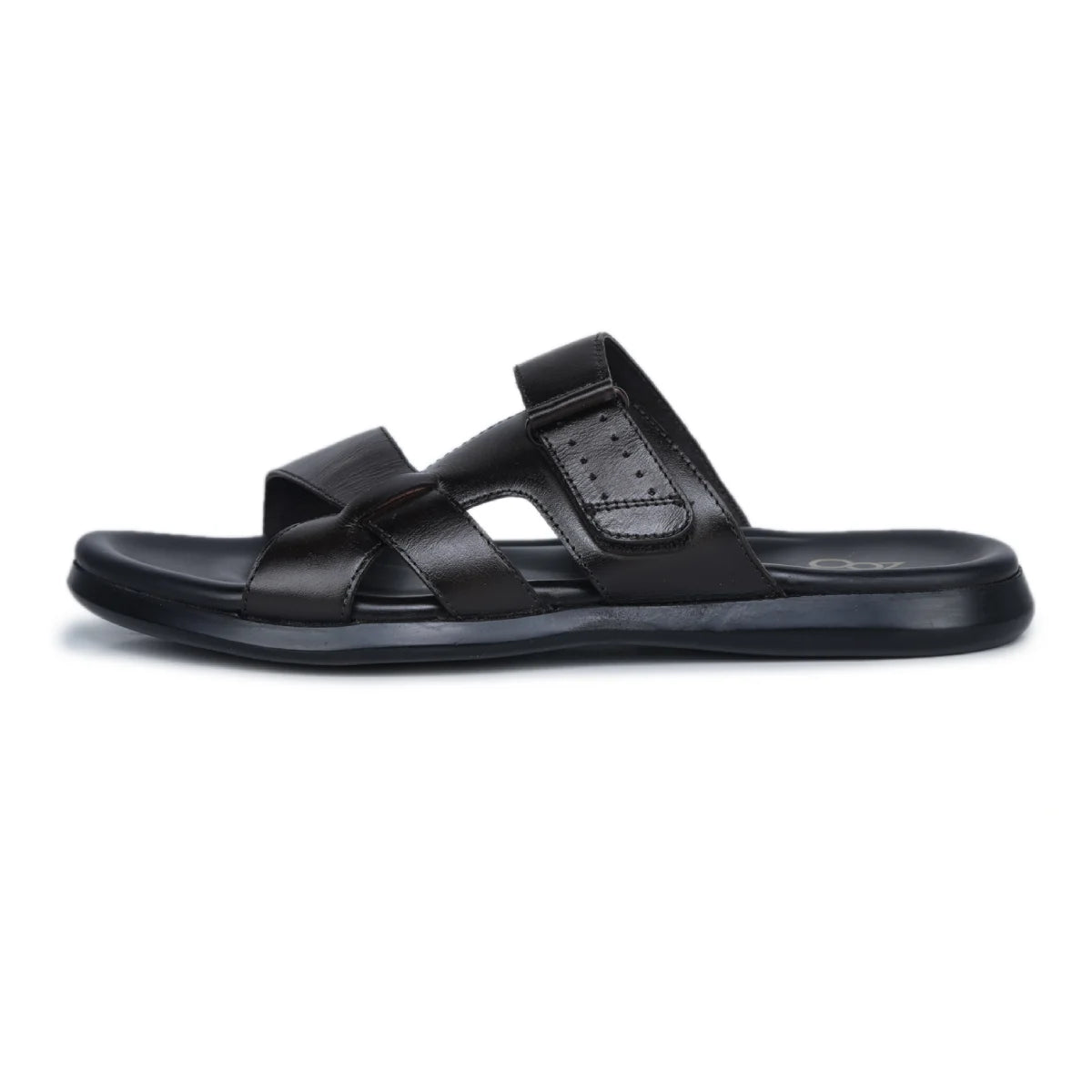 Genuine Leather Slide Slippers for Men – CN 36 with Cushioned Insole & Anti-Slip Sole - Zoom Shoes India