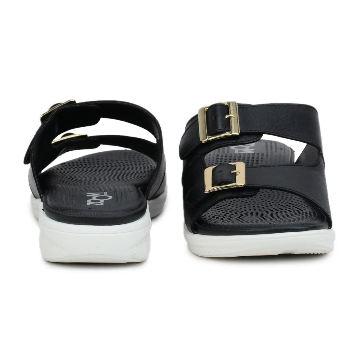 Women’s Leather Slippers 7512 – Monk Strap Design in Flats - Zoom Shoes India