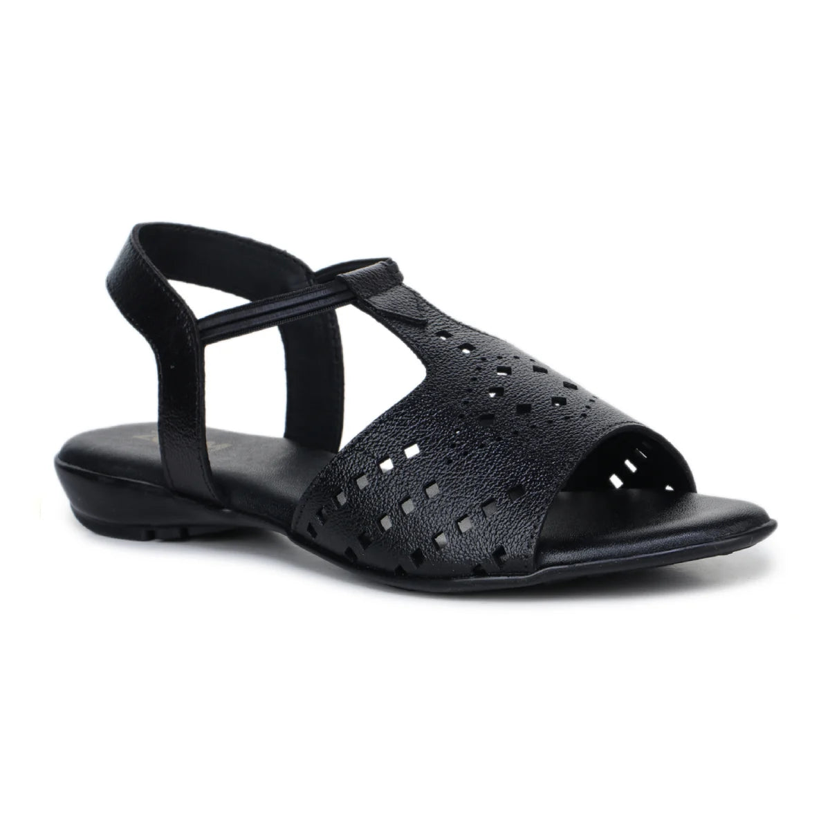 Leather Sandals For Women L 648 – Thong Style with Brogue Detailing - Zoom Shoes India
