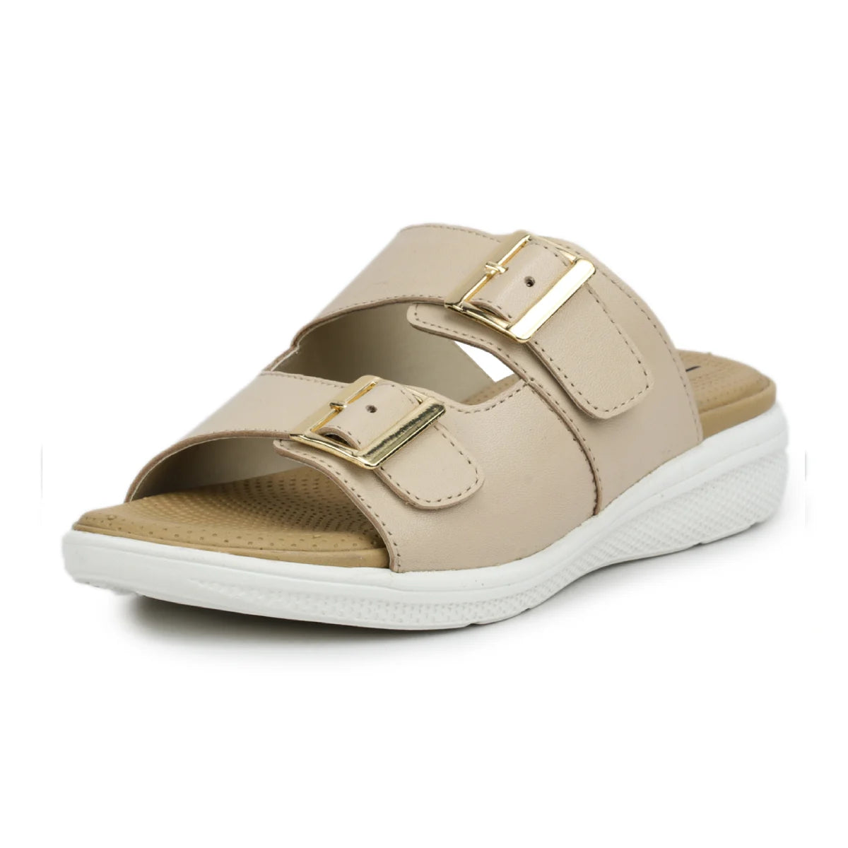 Women’s Leather Slippers 7512 – Monk Strap Design in Flats - Zoom Shoes India