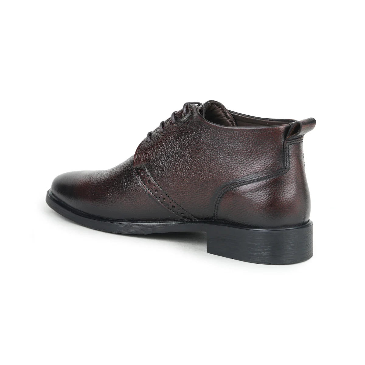 Leather Chukka Boots B 091 | Lace-Up High Ankle Shoes - Zoom Shoes India