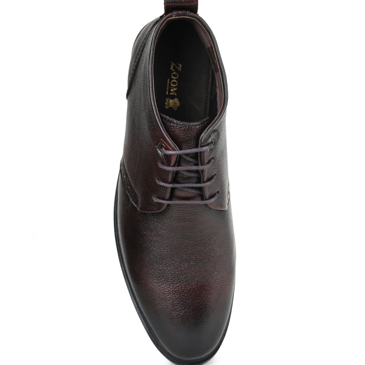 Leather Chukka Boots B 091 | Lace-Up High Ankle Shoes - Zoom Shoes India