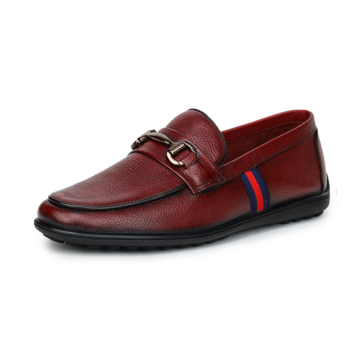 mens buckle loafers_cherry1