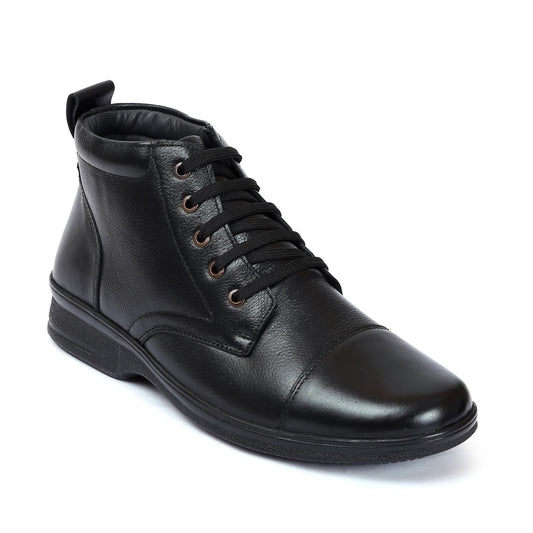 High Ankle Leather Boots D – 041