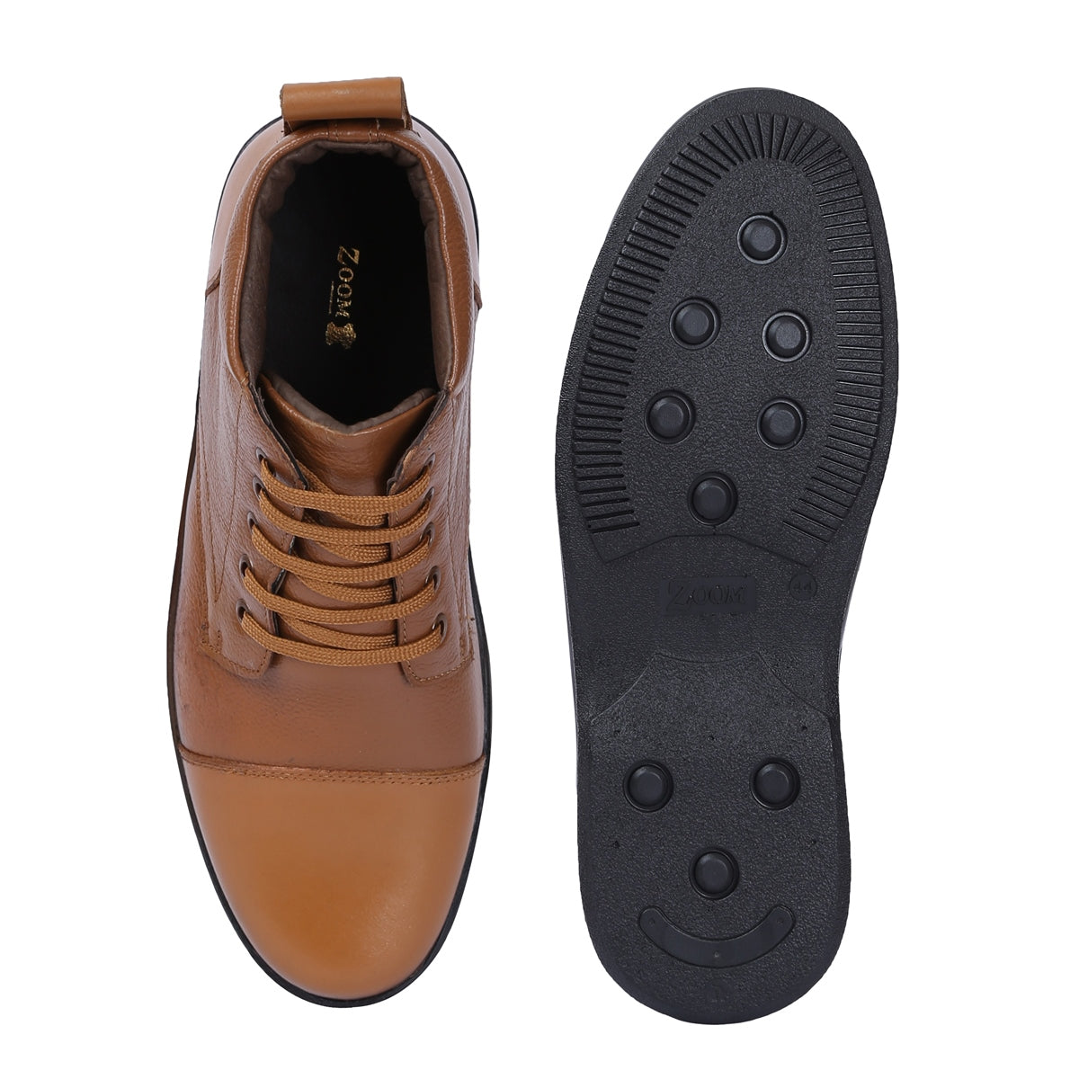 High Ankle Leather Boots D – 041_tan4