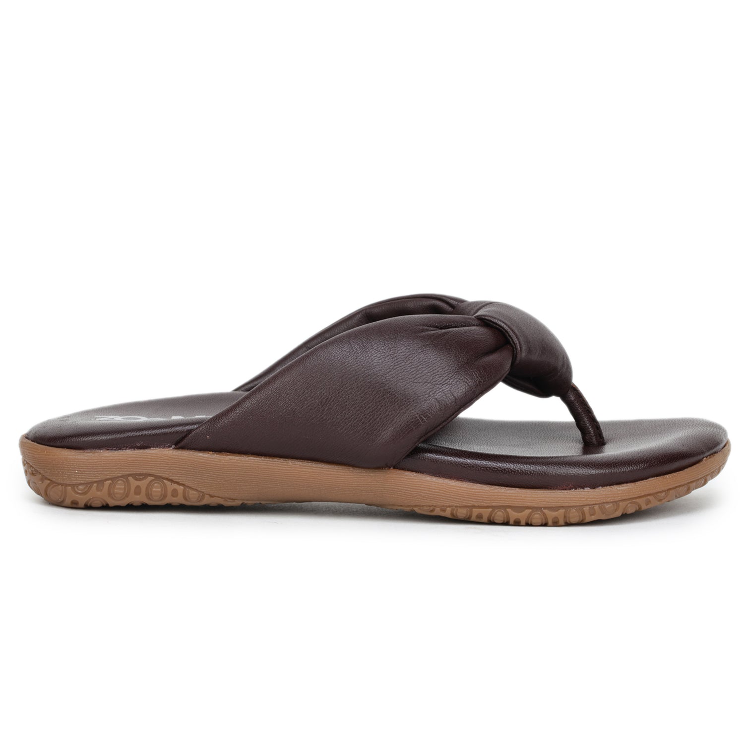 Women’s Genuine Leather Low Ankle Casual Slip-On Knot Slippers - L132