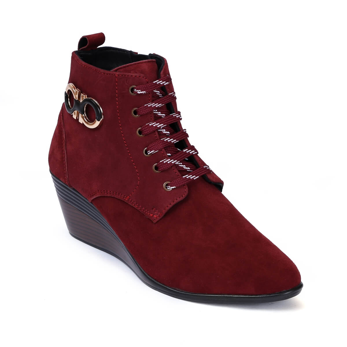Suede Ankle Boots L-71_1