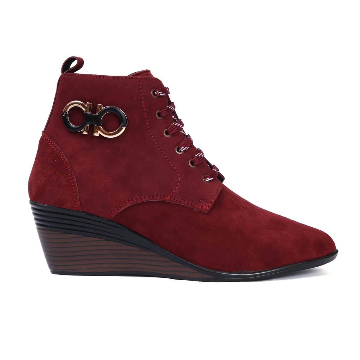 Suede Ankle Boots L-71_3