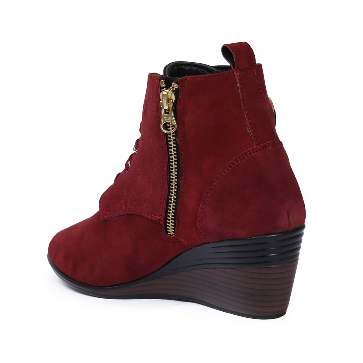 Suede Ankle Boots L-71_4
