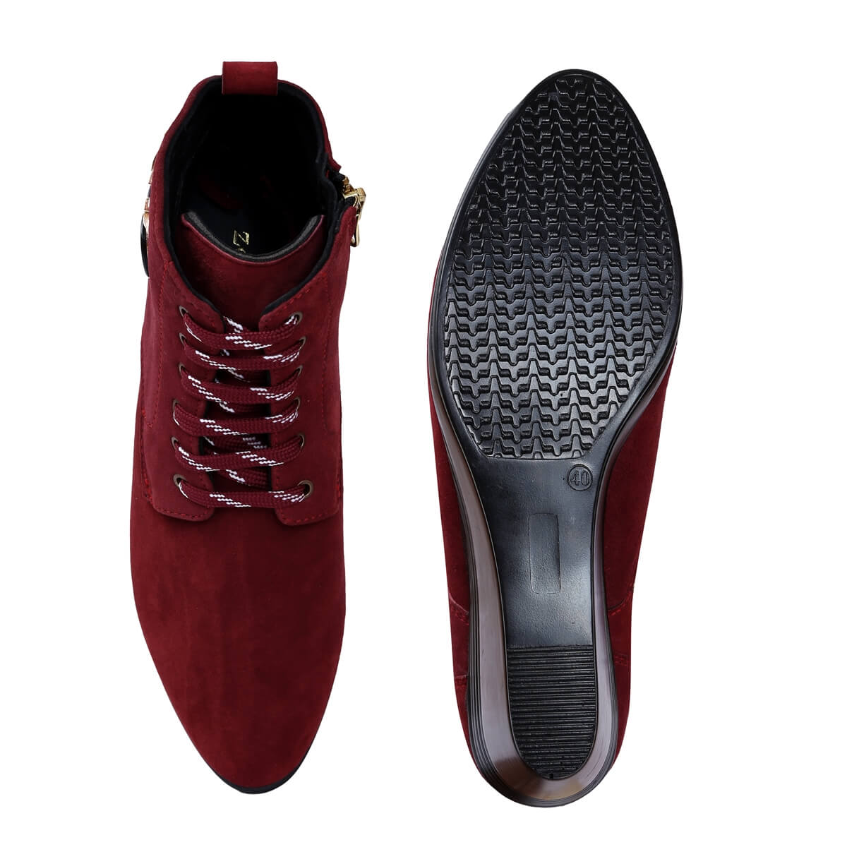 Suede Ankle Boots L-71