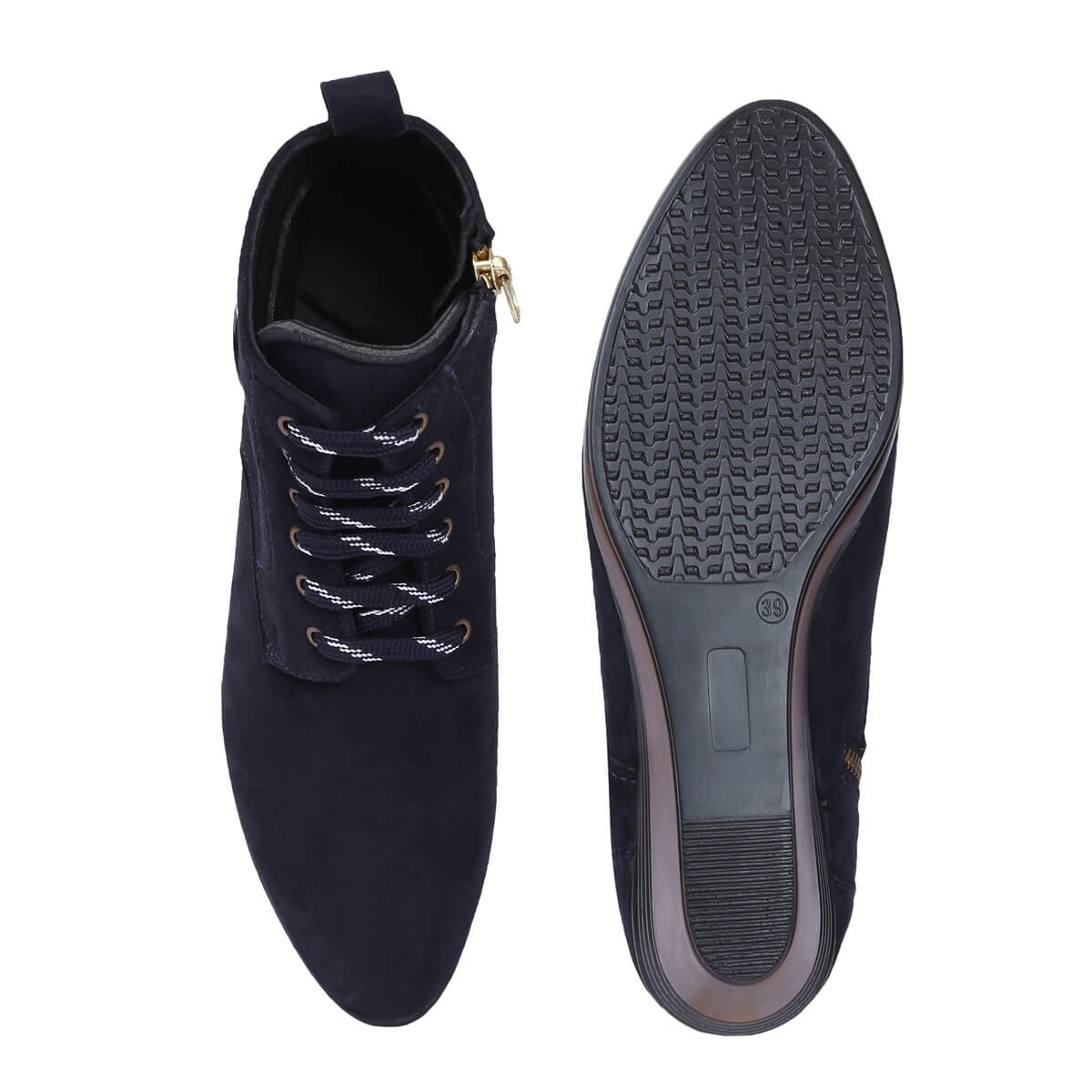 Suede Ankle Boots L-71_6