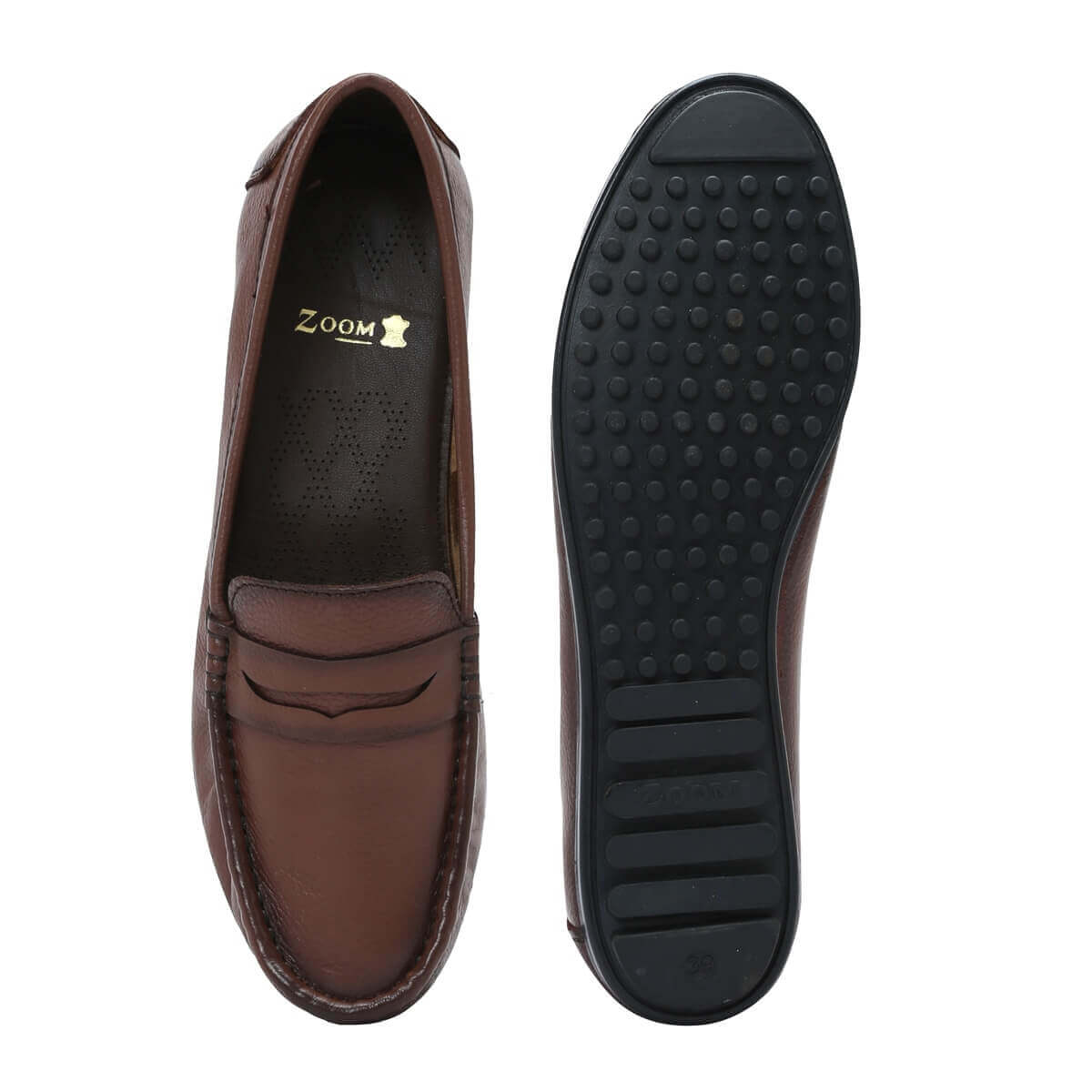 Matty Leather Loafers for Women_brown2