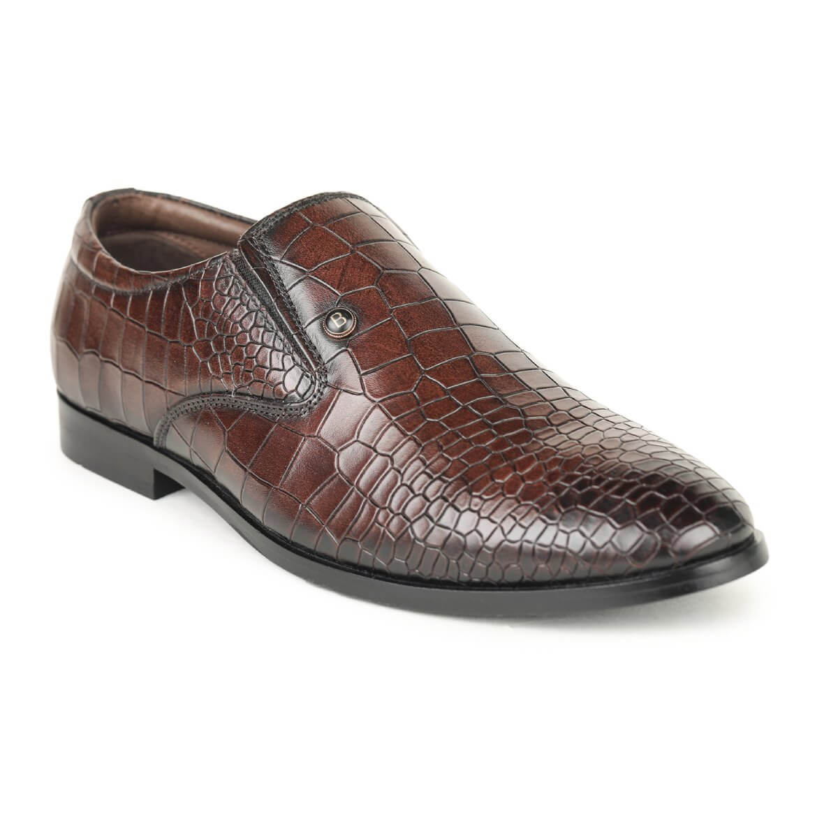 brown crocodile print loafers_3
