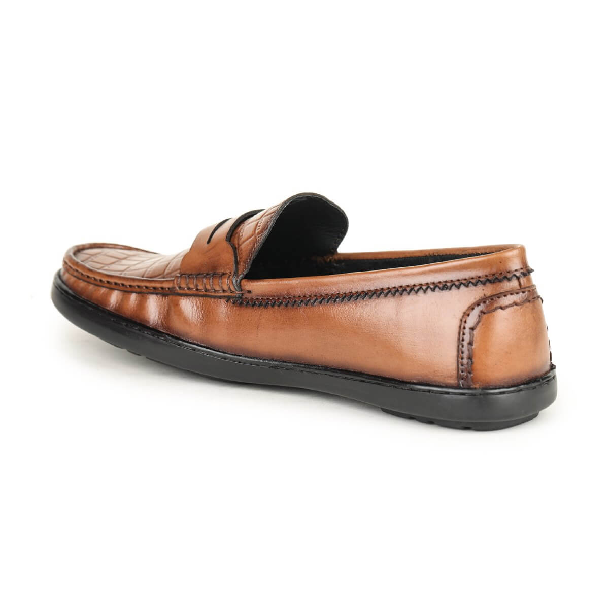 mens leather penny loafers