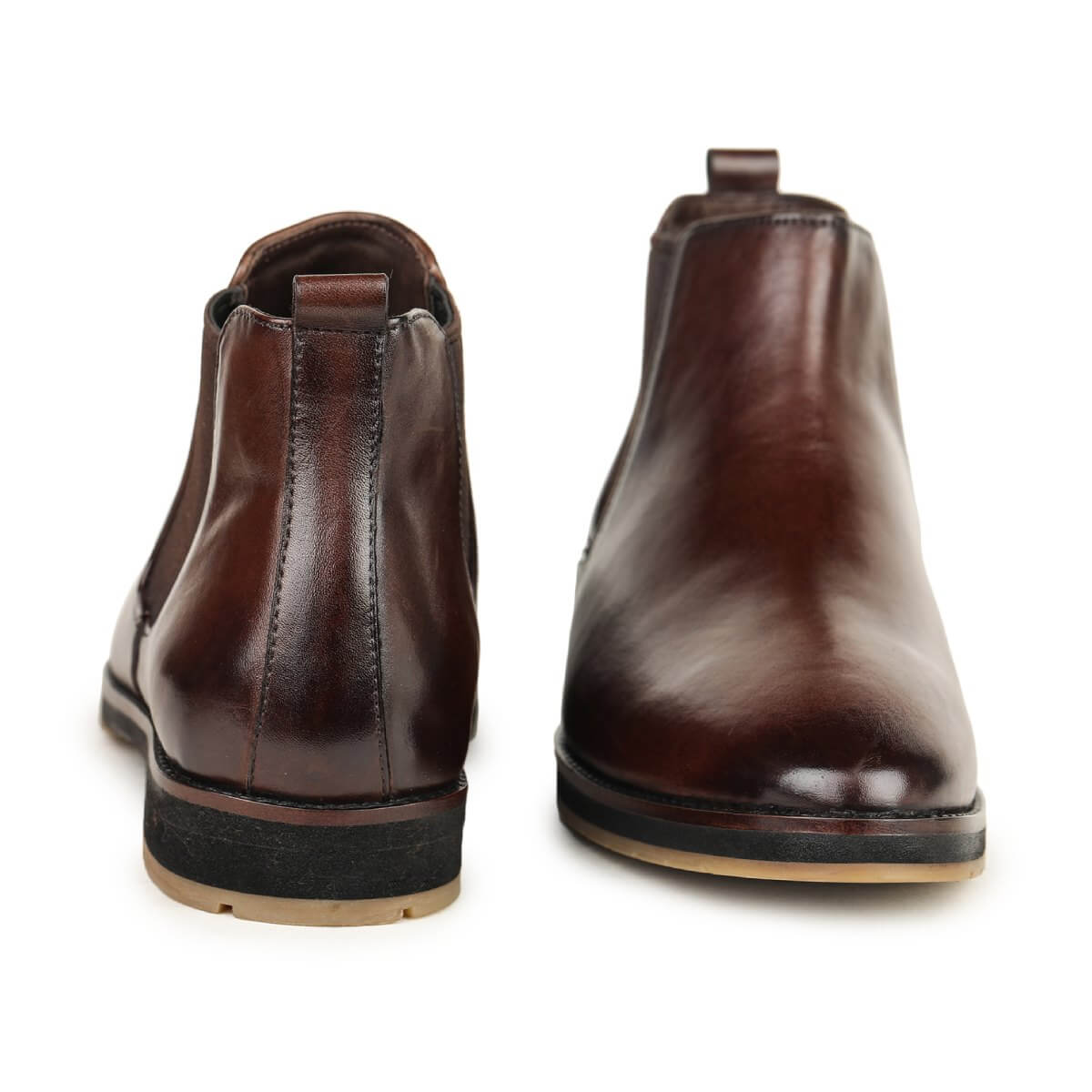 mens leather chelsea boots brown7