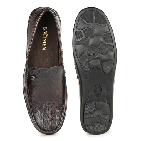 Mat Style Design Loafers brown