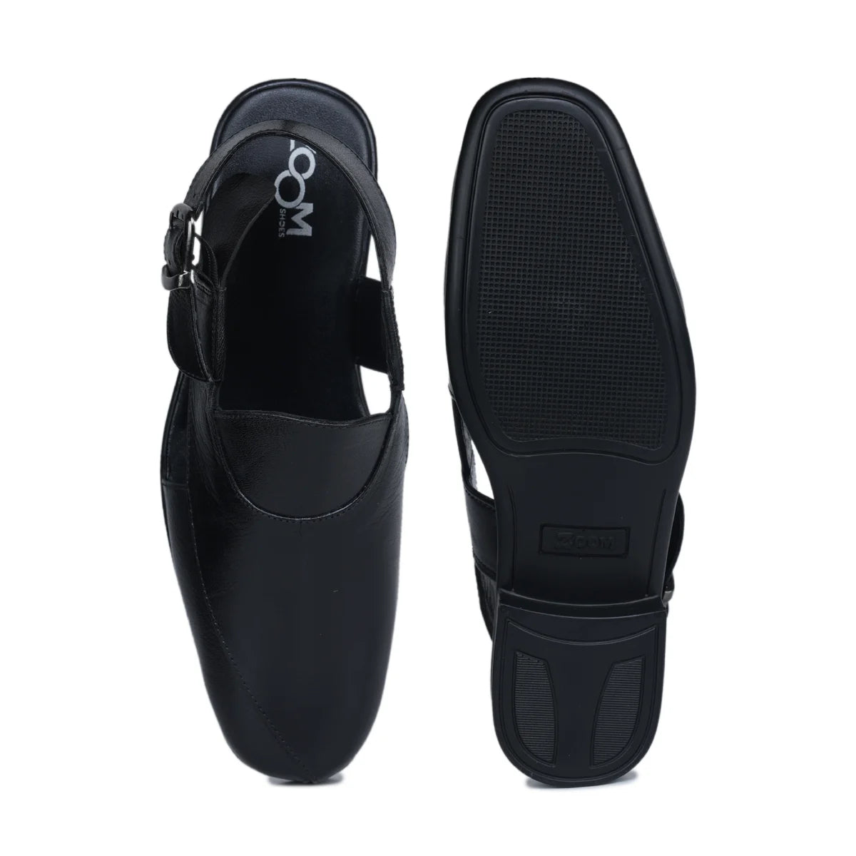 Men’s Slingback Original Leather Loafers Model 9237 – Pointed Toe with Cushioned Insole - Zoom Shoes India