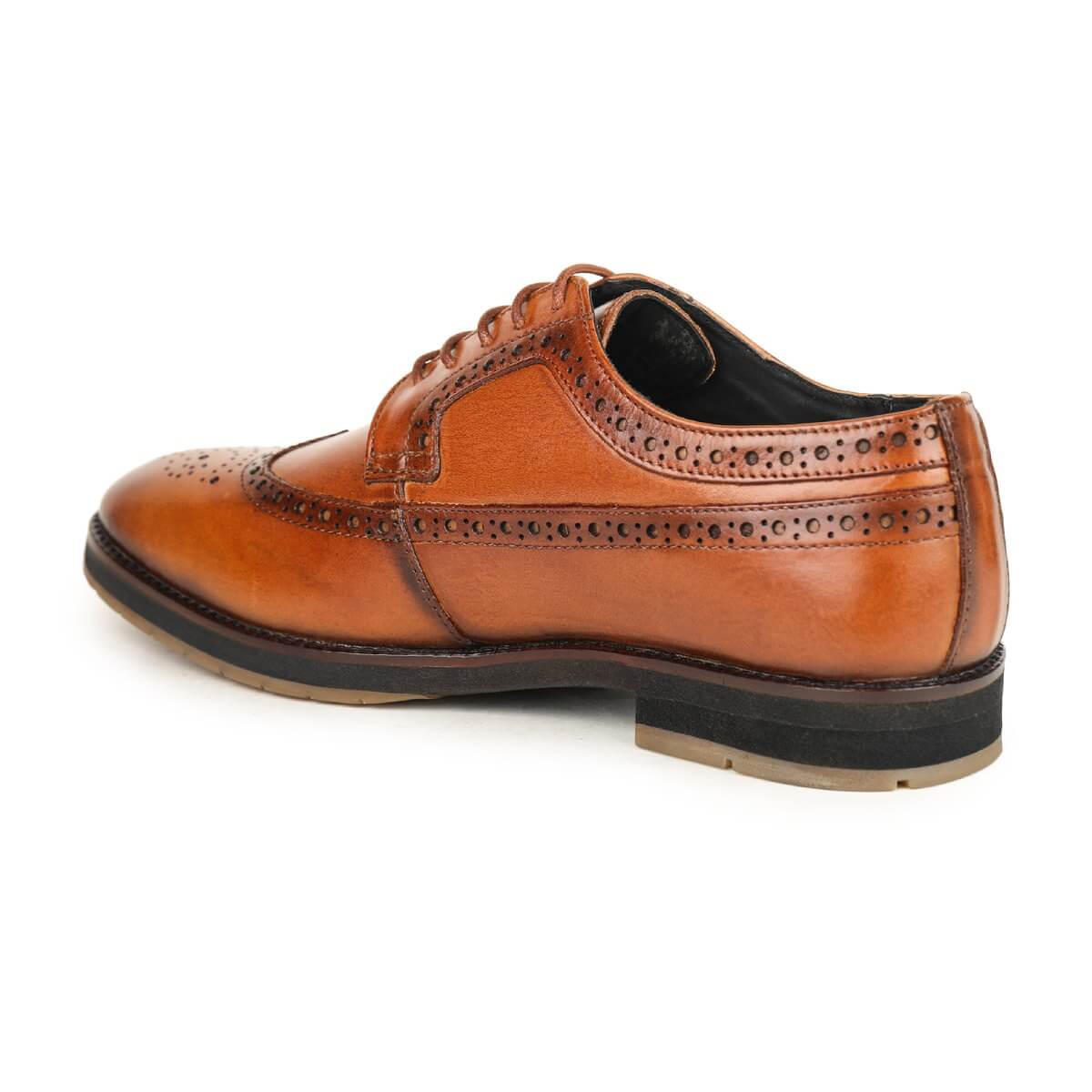 Wingtip Brogue Shoes tan_8
