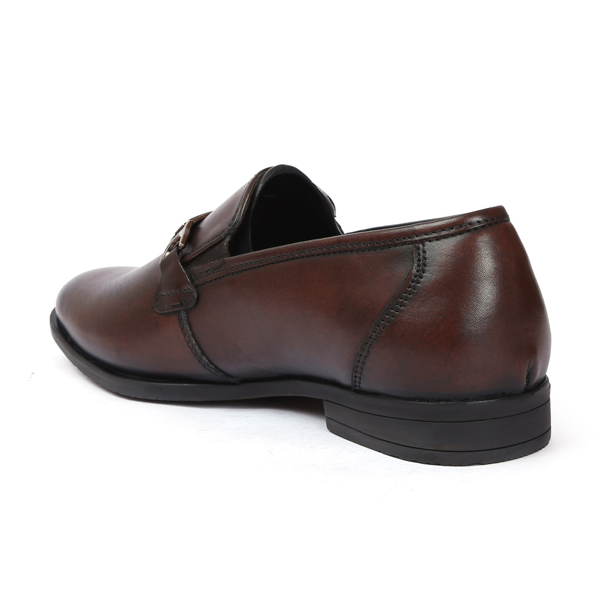 Buckle Formal Shoes - 3212_brown3