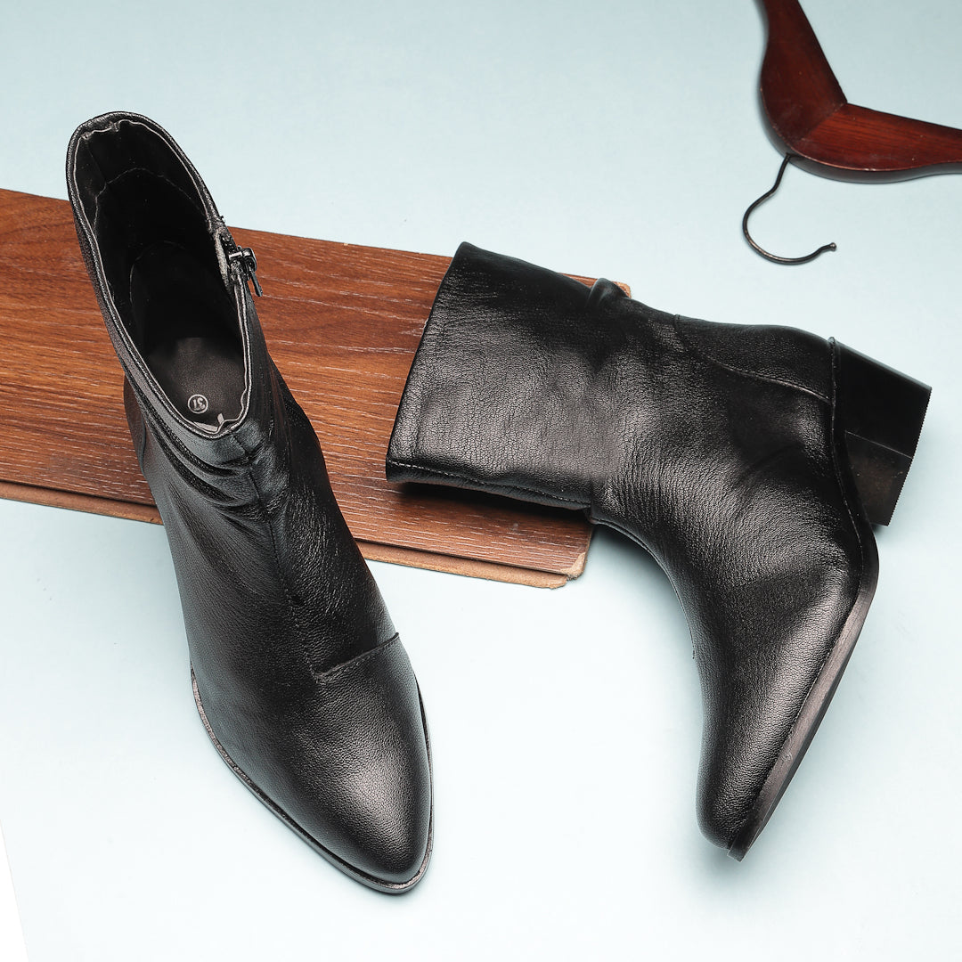 Women's Genuine Leather Ankle Boots - 1044 - image 1