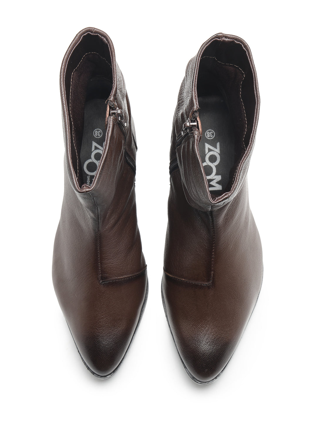 Women's Genuine Leather Ankle Boots - 1044 - image 19