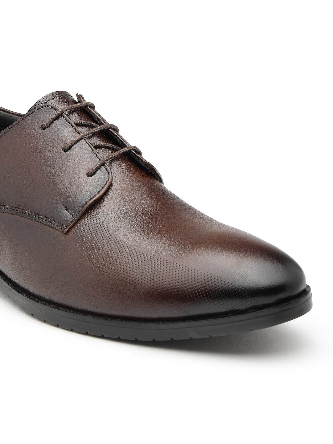 Men's Genuine Leather Derby Formal Shoes - 3287 - image 16