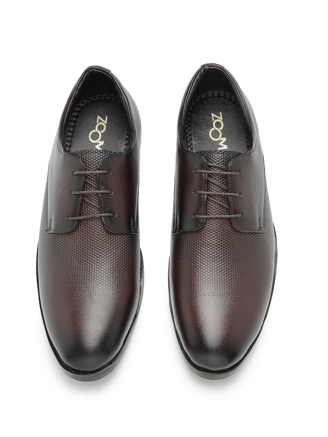 Men's Genuine Leather Derby Formal Shoes - 3290 - image 12