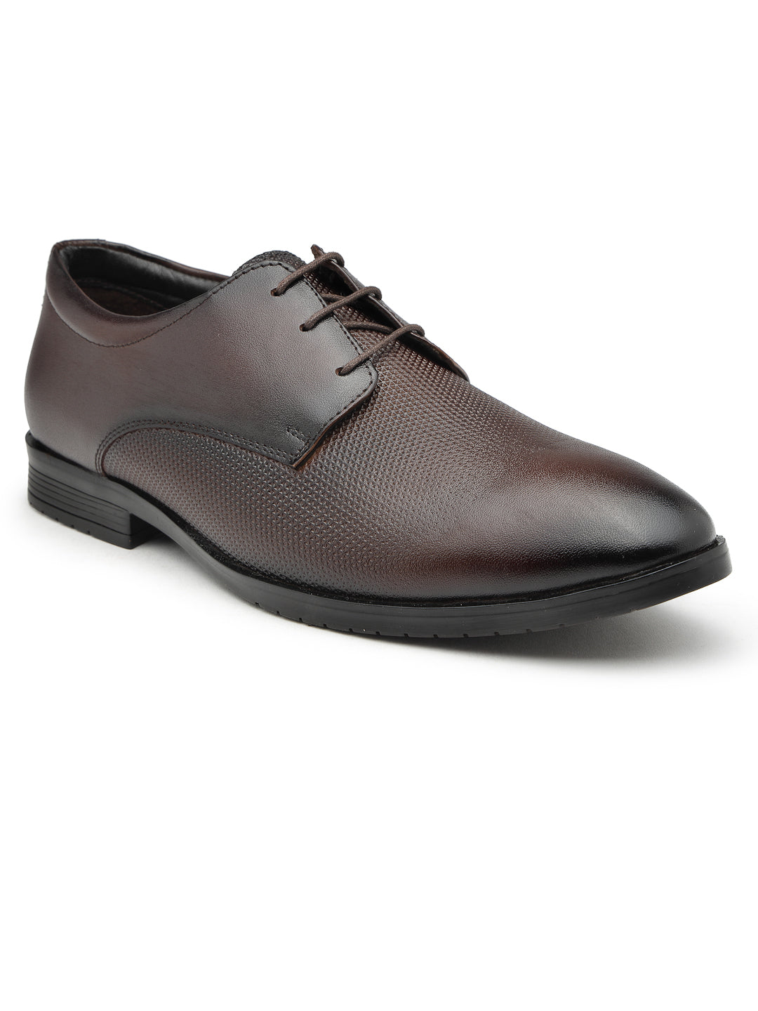 Men's Genuine Leather Derby Formal Shoes - 3290 - image 15