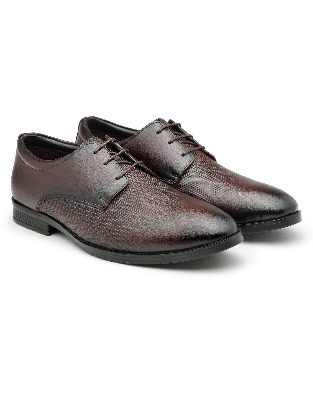 Men's Genuine Leather Derby Formal Shoes - 3290 - image 17
