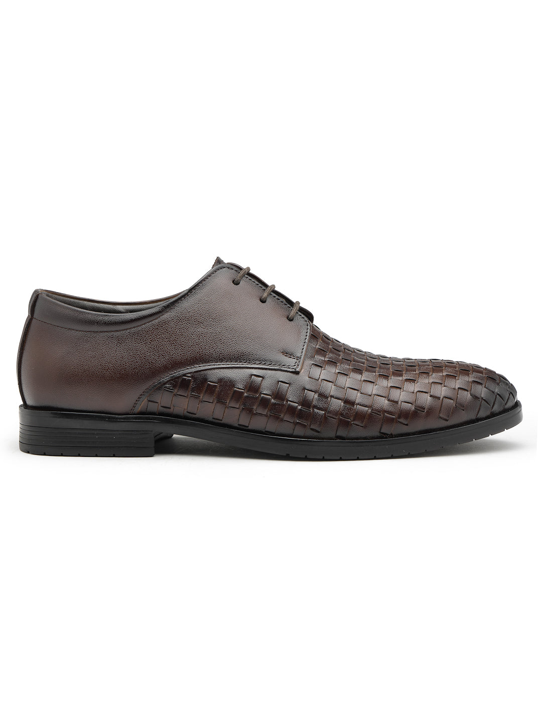 Men's Genuine Leather Derby Formal Shoes - 3292 - image 14