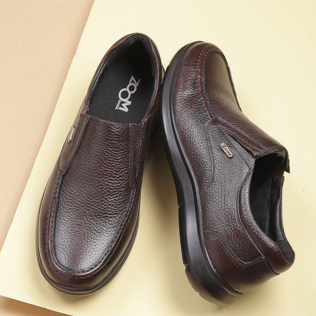Men's Genuine Leather Casual Slip-On Shoes - 3313 - image 11