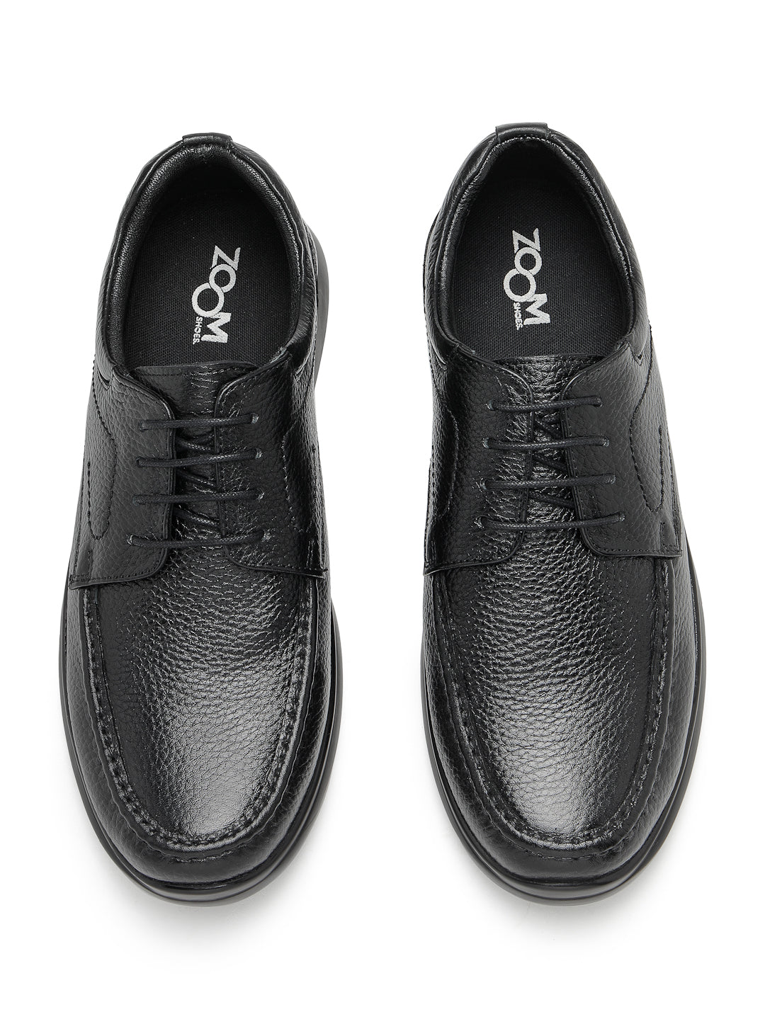 Men's Genuine Leather Derby Formal Shoes - 3363 - image 2