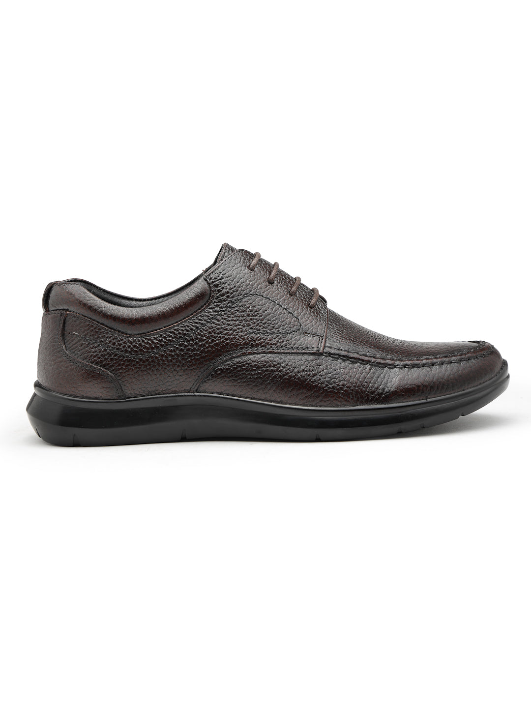 Men's Genuine Leather Derby Formal Shoes - 3363 - image 14