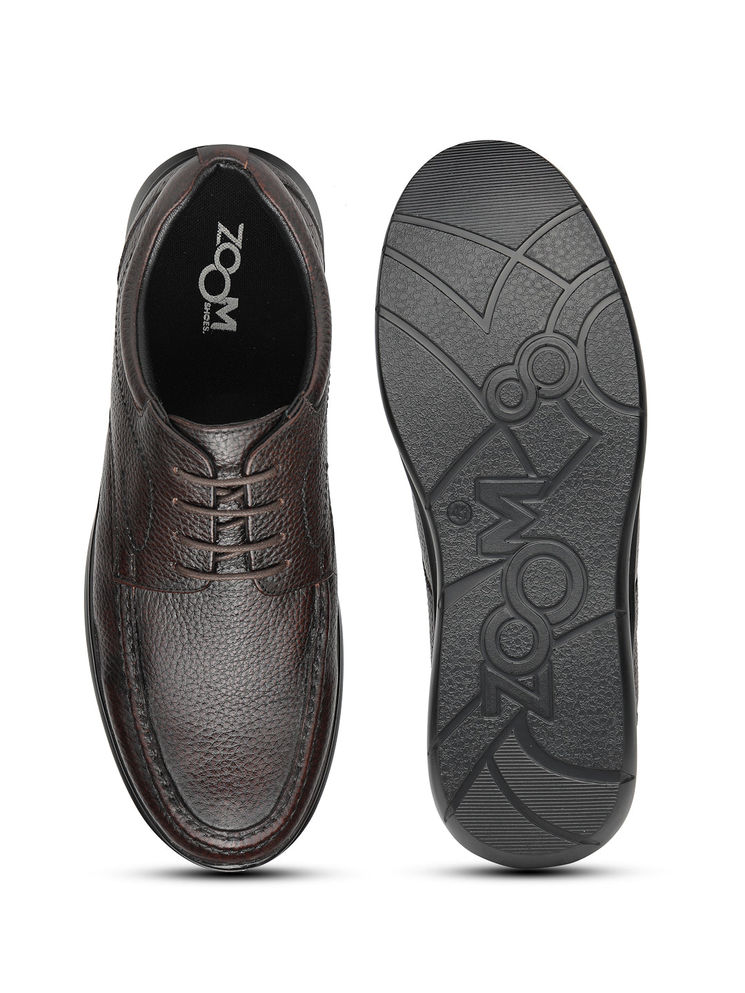 Men's Genuine Leather Derby Formal Shoes - 3363 - image 20