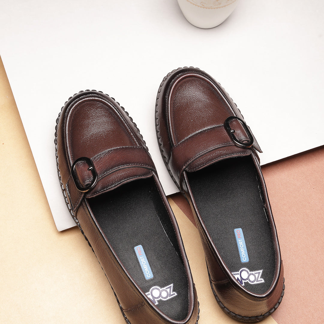 Women's Genuine Leather Bellies - 4005 - image 11