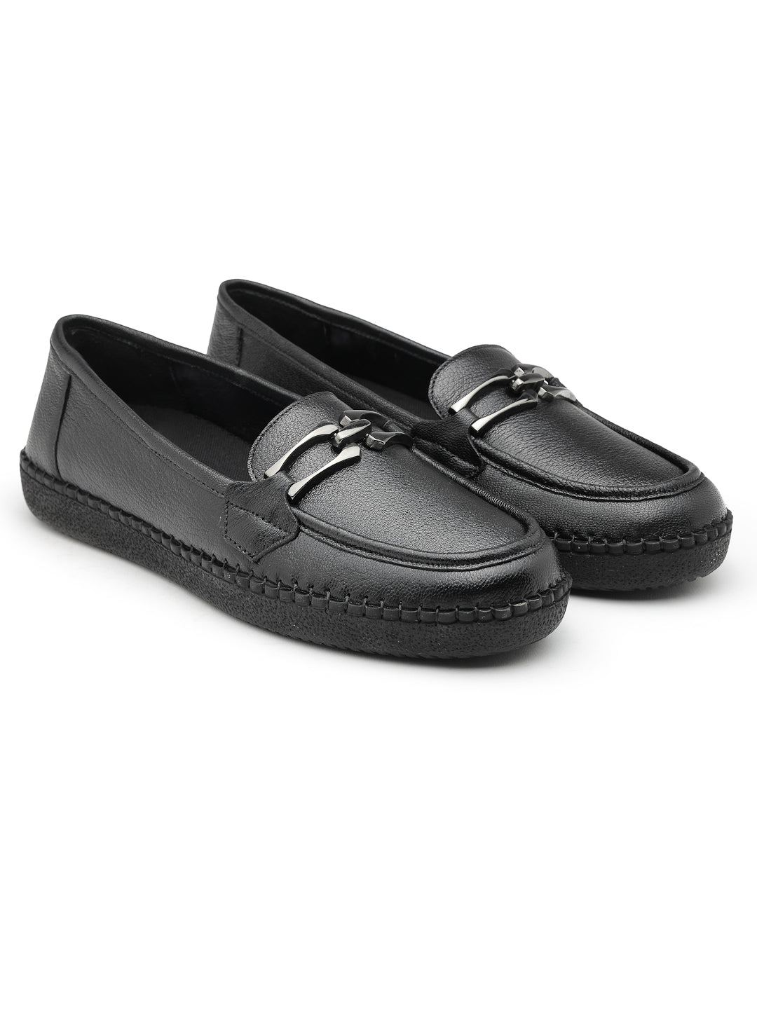 Women's Genuine Leather Bellies - 4009 - image 5