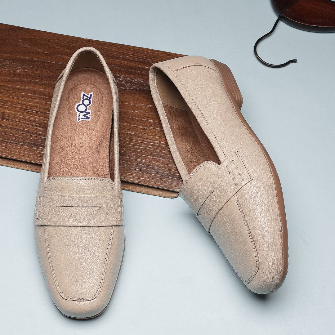 Women's Genuine Leather Bellies - 5565 - image 11