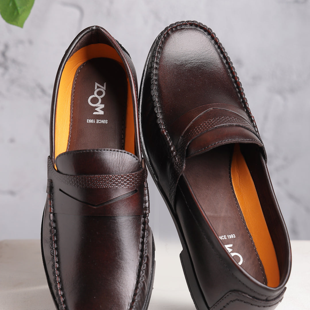 Men's Genuine Leather Casual Slip-On Shoes - 8241 - image 11