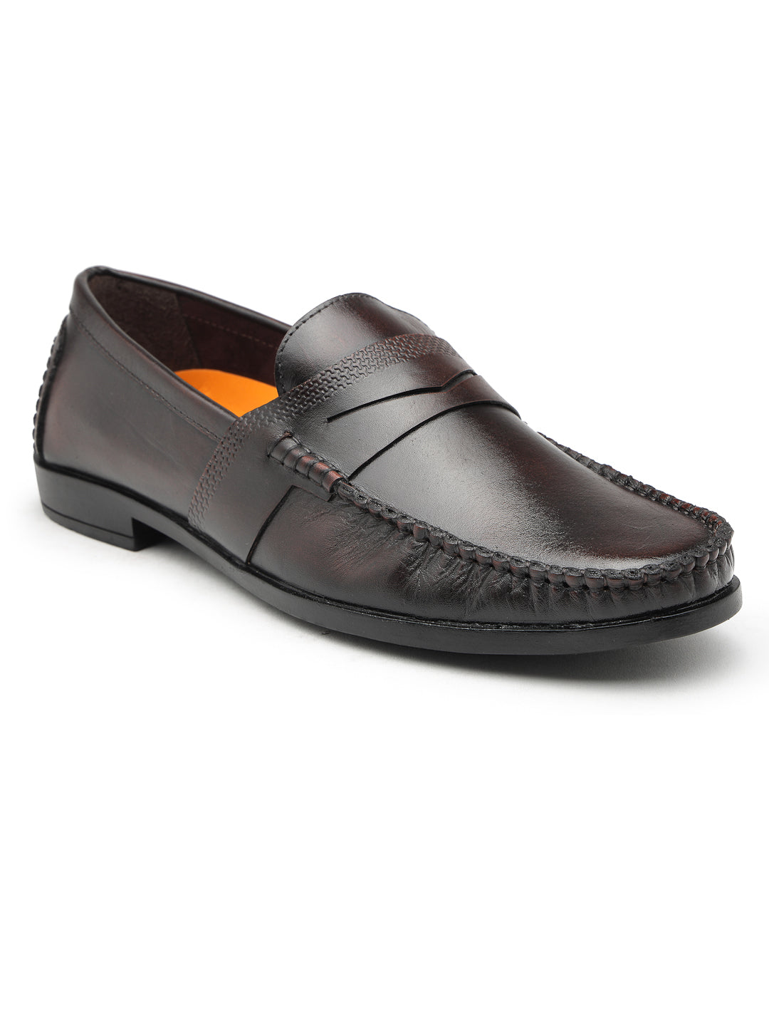 Men's Genuine Leather Casual Slip-On Shoes - 8241 - image 15