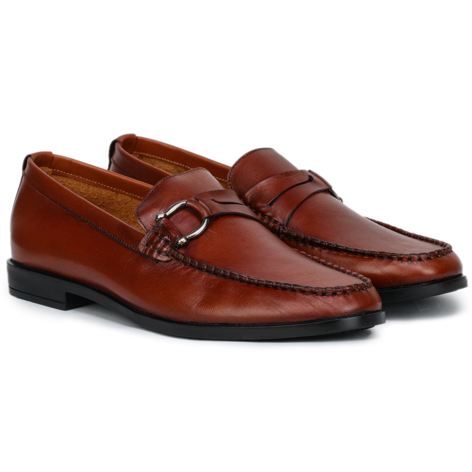Men's Genuine Leather Moccasin Loafers - 830 - image 9