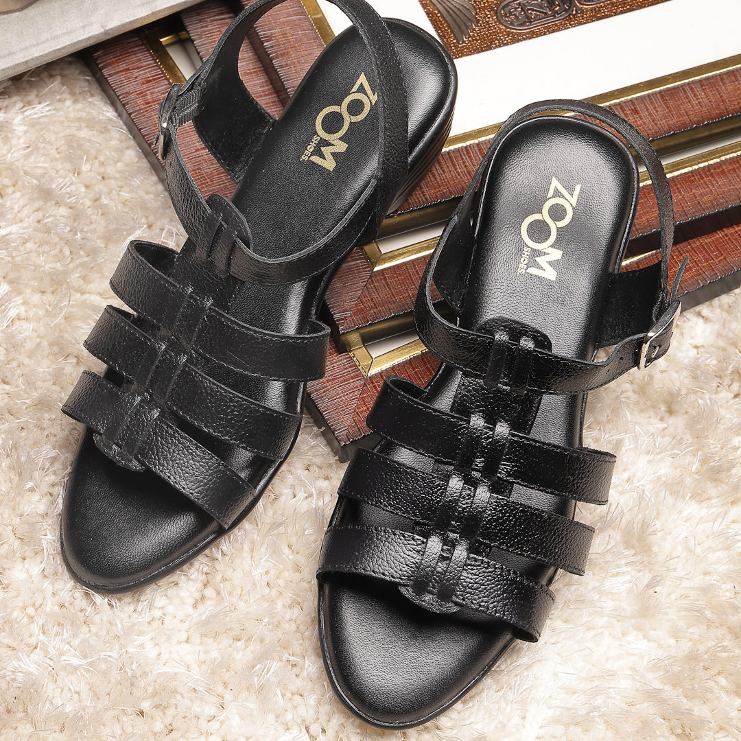 Women's Genuine Leather Sandals - 9155 - image 1